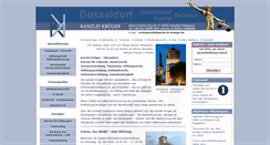 Desktop Screenshot of kanzlei-dr-krueger.de